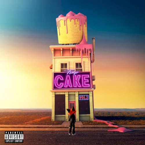 TRAP CAKE, VOL. 2 album cover by Rauw Alejandro, released February 25, 2022 on Duars Entertainment, Sony Music | Latin