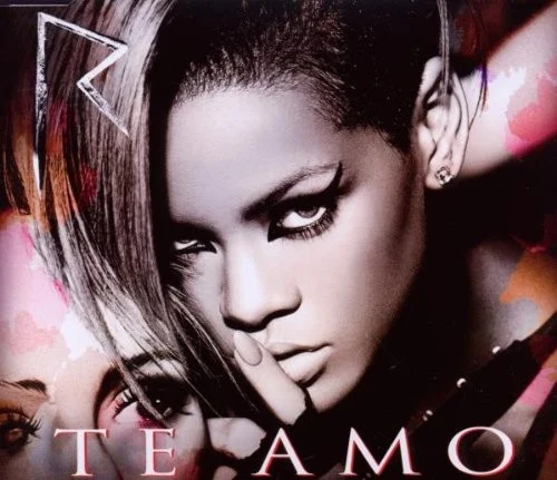 Te amo single cover by Rihanna, released 2009