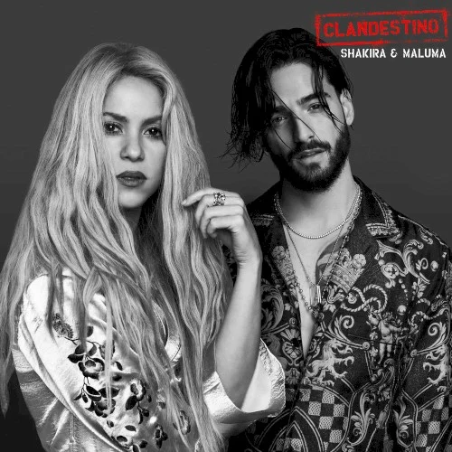 Clandestino single cover by Shakira, released June 8, 2018 on Sony Music | Latin