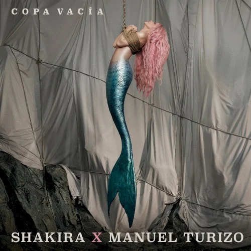 Copa vacía single cover by Shakira, released June 29, 2023