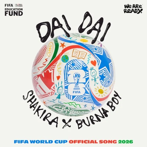Dai dai single cover by Shakira, released May 14, 2026 on Sony Music | Latin