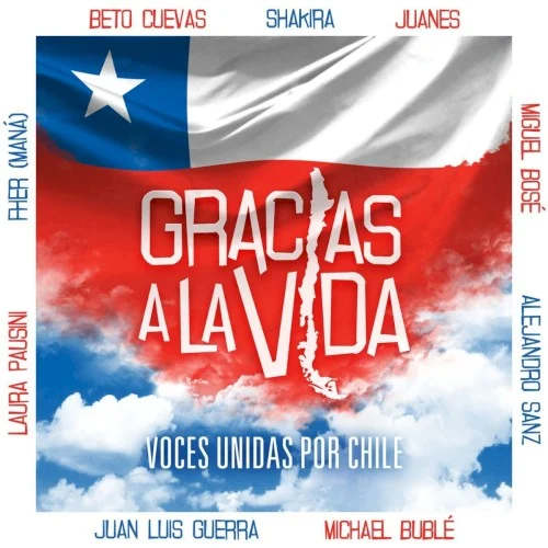 Gracias a la vida single cover by Shakira, released May 4, 2010 on Warner Music México