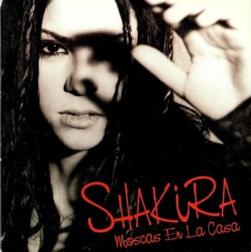 Moscas en la casa remix album cover by Shakira, released 1999 on Sony Music