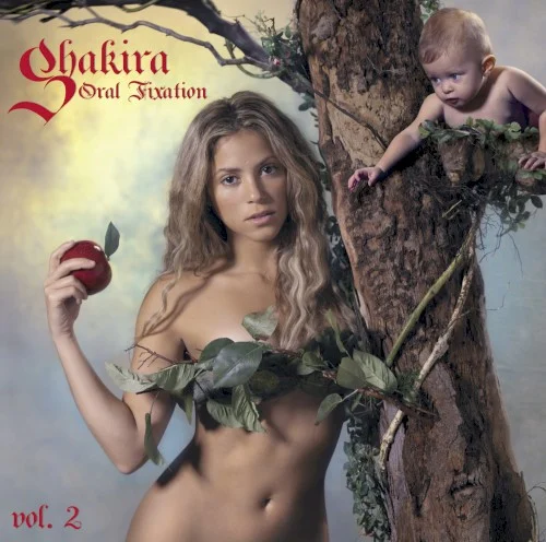 Oral Fixation, Vol. 2 album cover by Shakira, released November 28, 2005 on Epic, Sony Music, Sony BMG Music Entertainment Australia