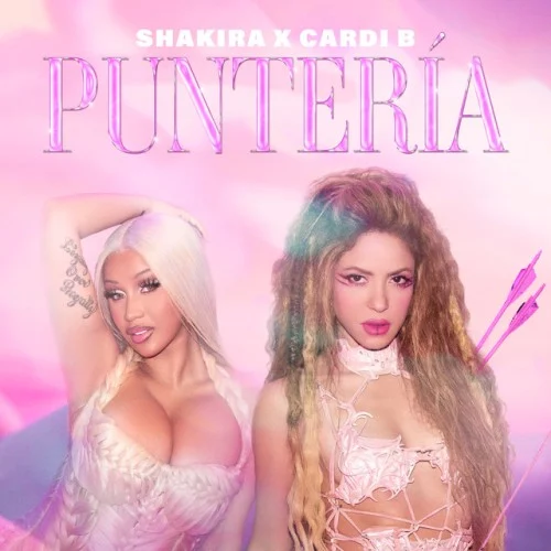 Puntería single cover by Shakira, released March 21, 2024