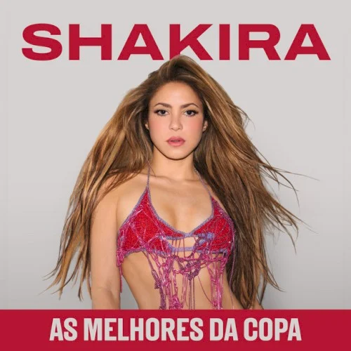Shakira - As Melhores da Copa compilation album cover by Shakira, released June 12, 2026