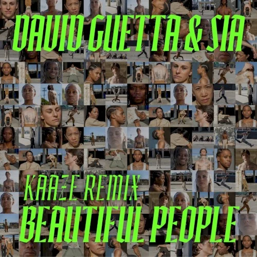 Beautiful People (KAAZE remix) remix album cover by Sia, released April 4, 2025 on Atlantic, What a DJ ltd, Atlantic Records UK