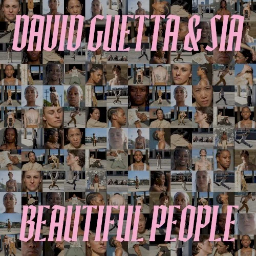 Beautiful People single cover by Sia, released March 7, 2025 on Atlantic, Atlantic Records UK, Warner Records UK