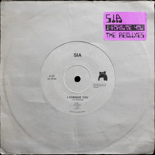 I Forgive You (The Remixes) remix album cover by Sia, released September 27, 2024 on Monkey Puzzle Music, Inc.