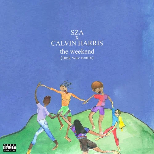 The Weekend (Funk Wav remix) remix album cover by SZA, released December 15, 2017 on RCA, Top Dawg Entertainment