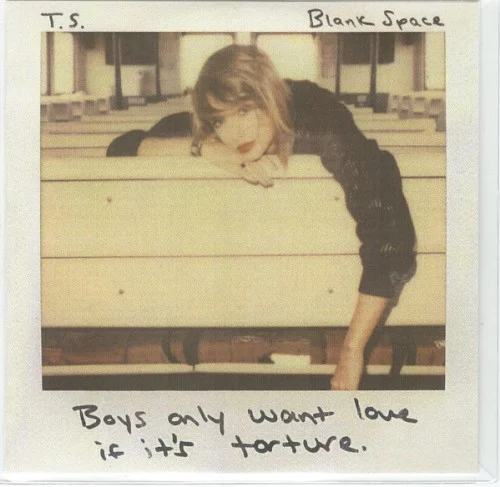 Blank Space single cover by Taylor Swift, released November 10, 2014