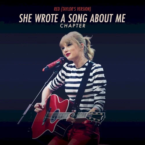 Red (Taylor’s version): She Wrote a Song About Me Chapter compilation album cover by Taylor Swift, released January 18, 2022