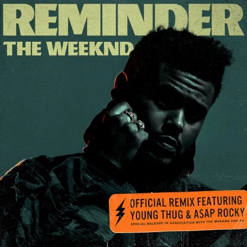 The Weeknd: Reminder (remix) remix album cover