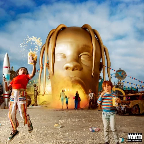 ASTROWORLD album cover by Travis Scott, released August 3, 2018 on Epic, Cactus Jack, Grand Hustle
