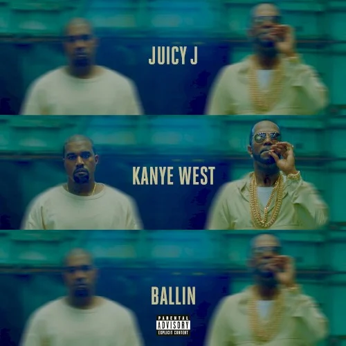 Ballin single cover by Ye, released September 29, 2016 on Columbia Records, Kemosabe Records