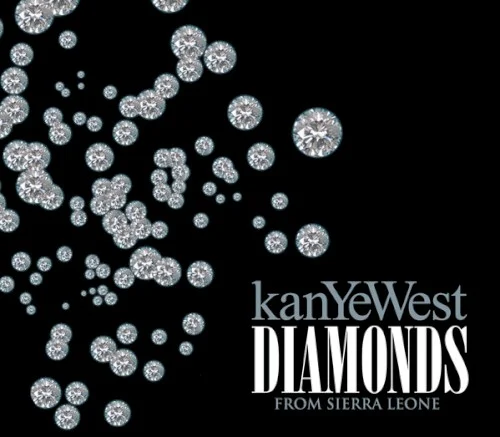 Diamonds From Sierra Leone single cover by Ye, released June 14, 2005 on Mercury Records, Roc‐A‐Fella Records, Axis of Influence [Very Good Beats]