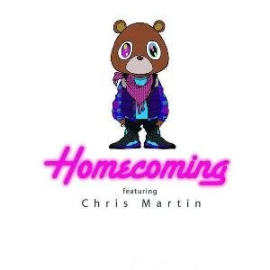 Homecoming single cover by Ye, released February 18, 2008 on Def Jam Recordings, Roc‐A‐Fella Records