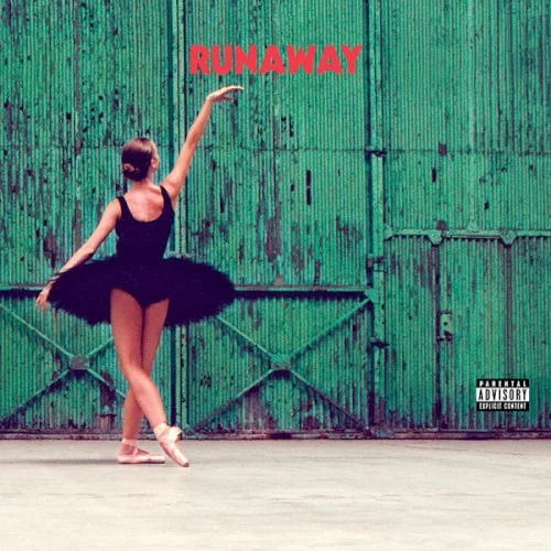 Runaway single cover by Ye, released October 4, 2010 on Roc‐A‐Fella Records