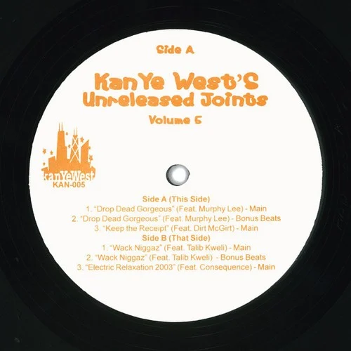 Ye: Unreleased Joints Volume 5 EP cover