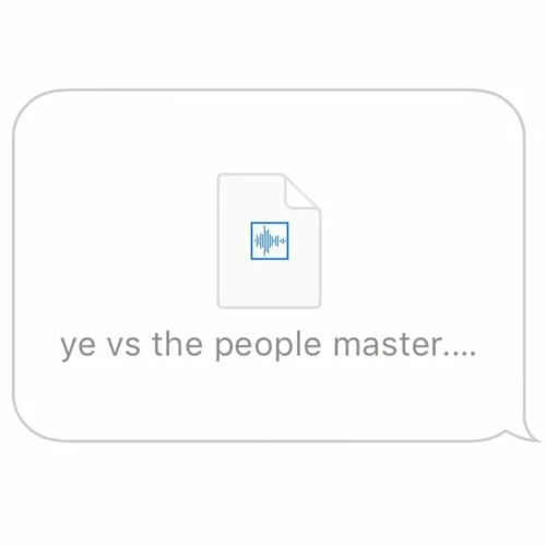 Ye vs. The People single cover by Ye, released April 28, 2018 on G.O.O.D. Music