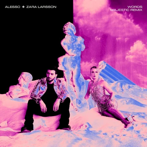 Words (Majestic remix) remix album cover by Zara Larsson, released August 19, 2022 on 10:22PM